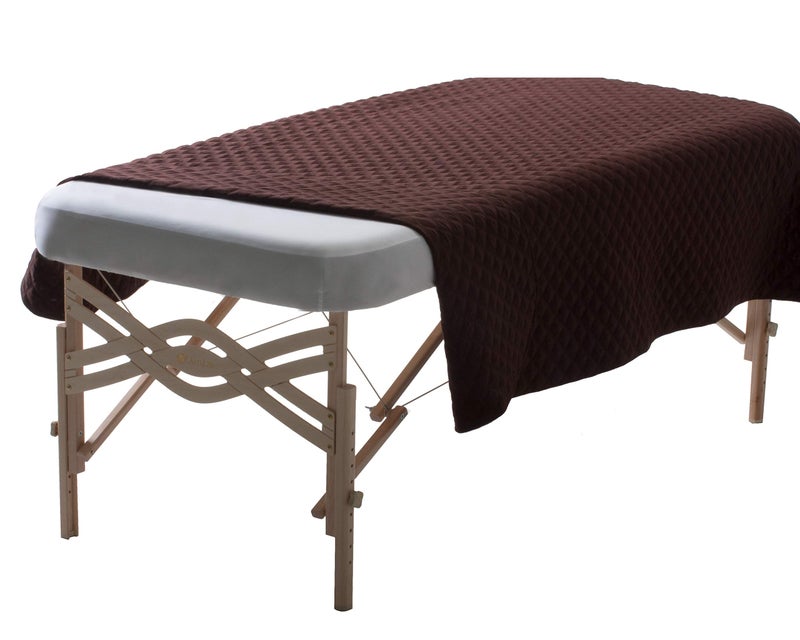 EarthLite Premium Quilted Blanket â€“ Extra Soft Microfiber, Hypoallergenic, Reversible, Machine-Washable (60" x 90"), Espresso - Image 2